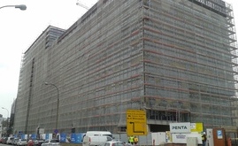 Wir führen Bauarbeiten in der Domaniewska-Straße in Warszawa durch